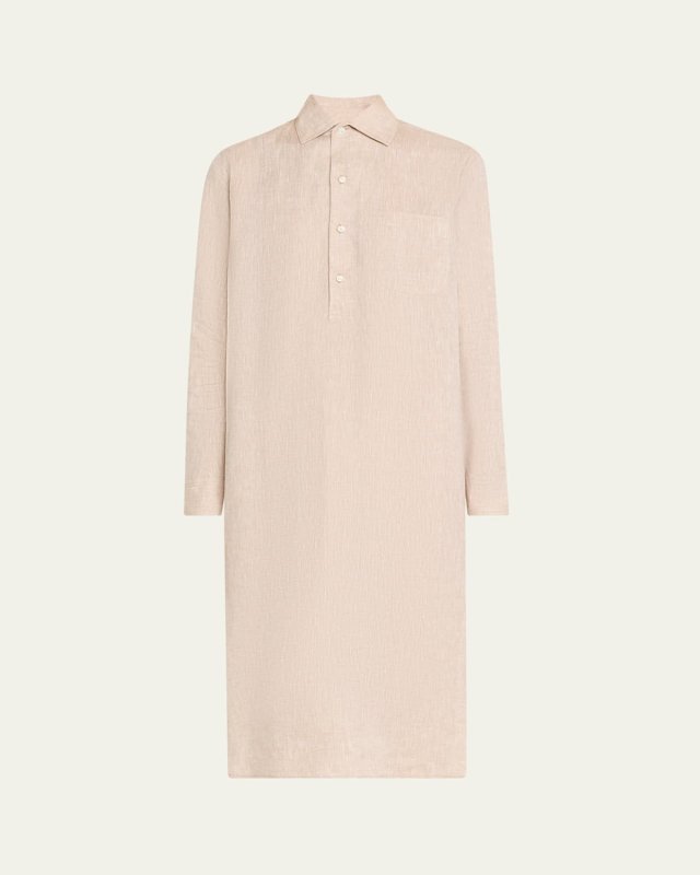 Lela Shantung Nep Midi Shirtdress With Belt